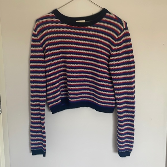 Women’s XL 80s inspired crop sweater. - Picture 1 of 4